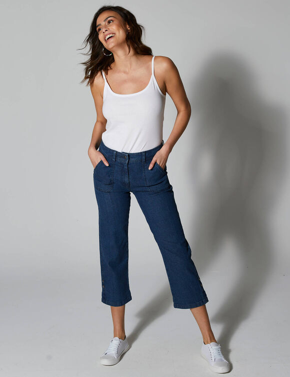 Débardeur fines bretelles coton uni (blanc) Débardeur fines bretelles coton uni (blanc)